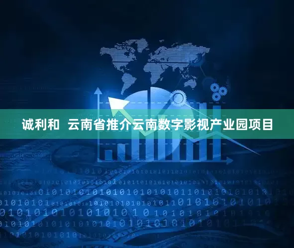 诚利和  云南省推介云南数字影视产业园项目